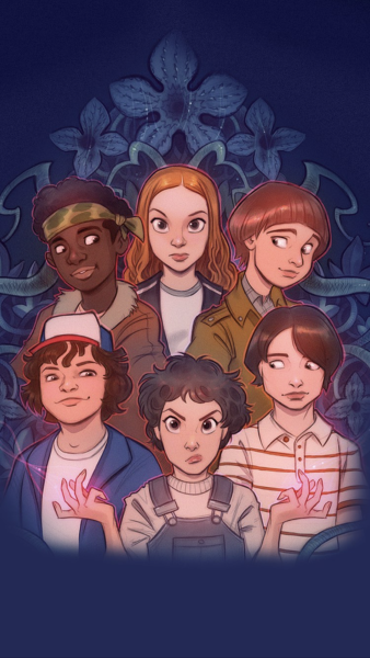 ОСД рисунок stranger things