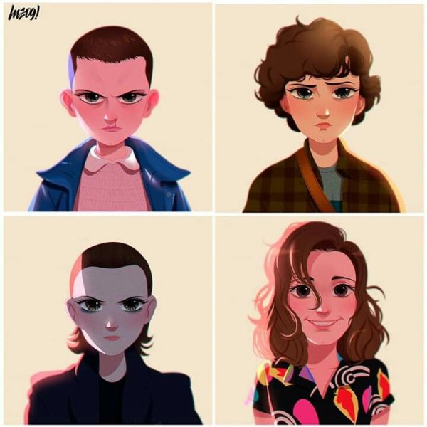 Оди очень странные дела арт