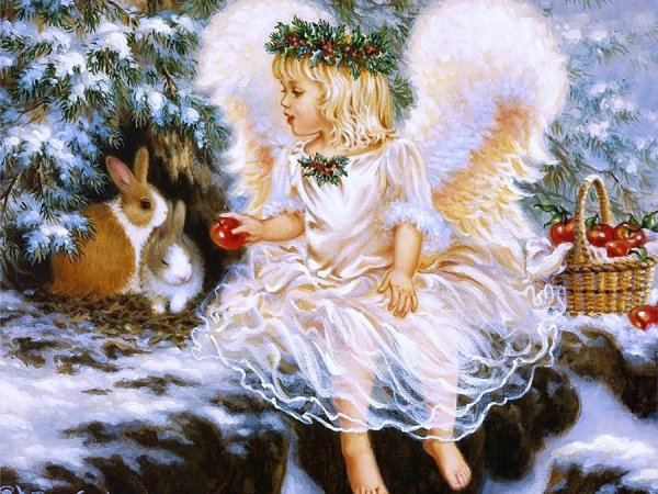 Художник Дона Генсингер-ангелы