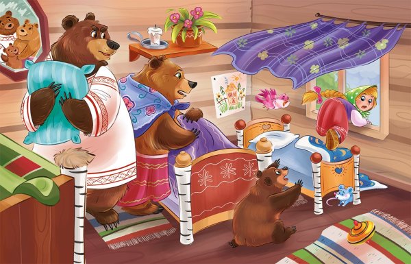 Фон для сказки три медведя