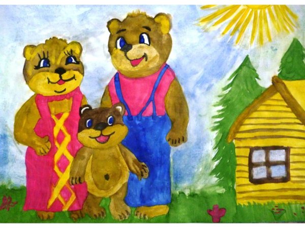 Три медведя Мишутка