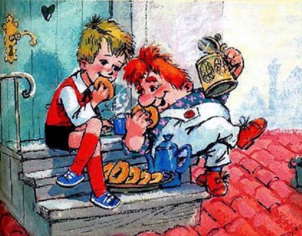 Малыш и Карлсон мультфильм 1968