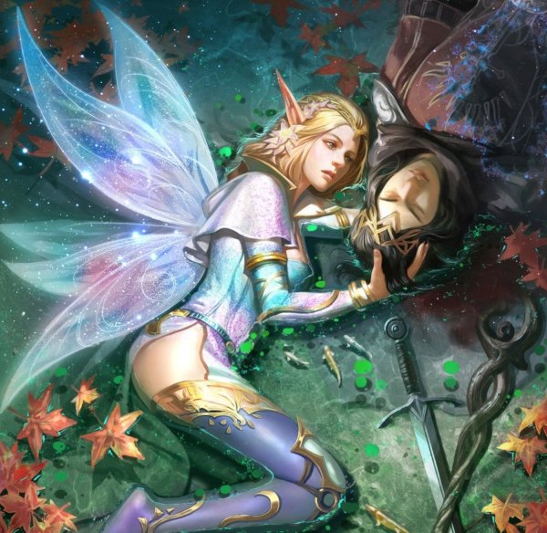 Legend of the cryptids эльфийка