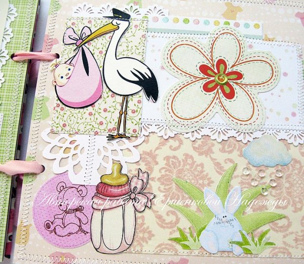 Украшения для детского фотоальбома