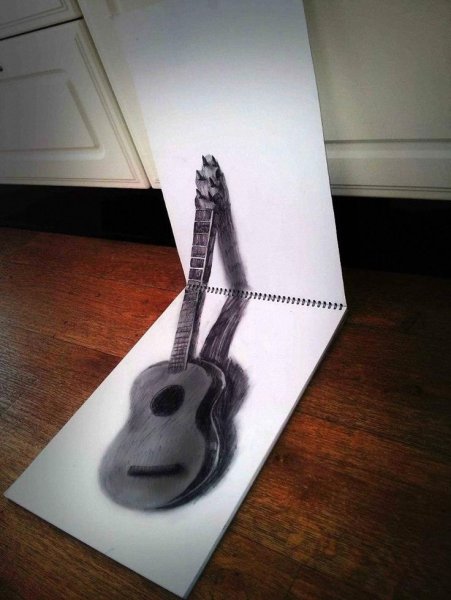 3d рисунки карандашом