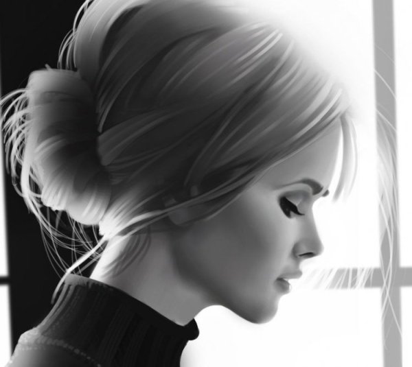 Девушка в профиль