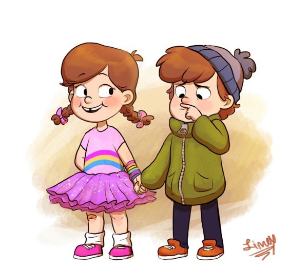 Гравити Фолз Мэйбл и Диппер