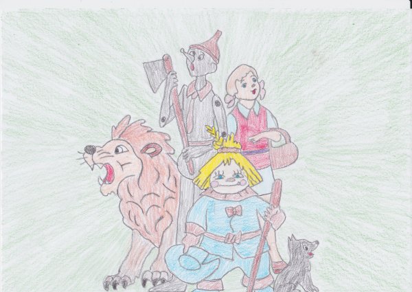 Волков волшебник изумрудного города рисунок