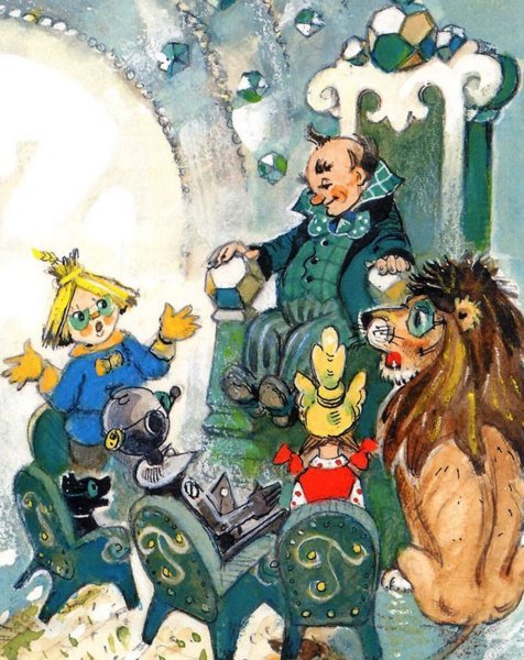 Волков волшебник изумрудного города Гудвин