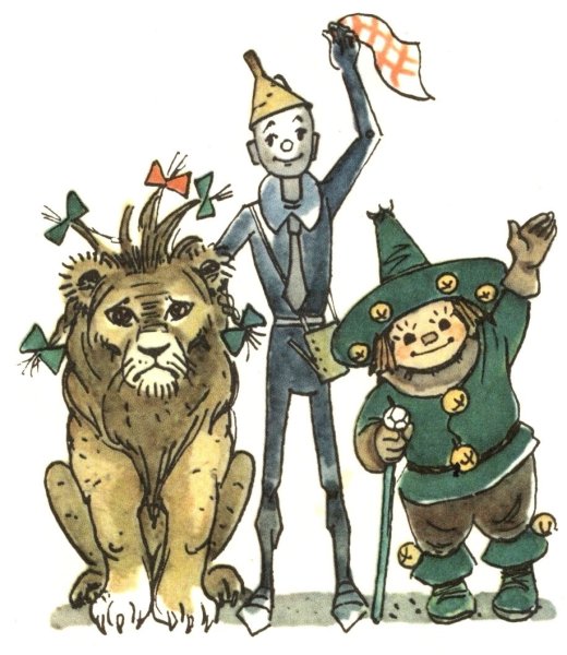 Элли Тотошка Страшила Железный дровосек