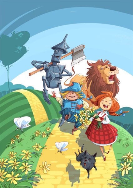 Элли и Тотошка в изумрудном городе