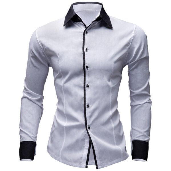 Рубашка мужская с длинным рукавом Platin Slim Fit