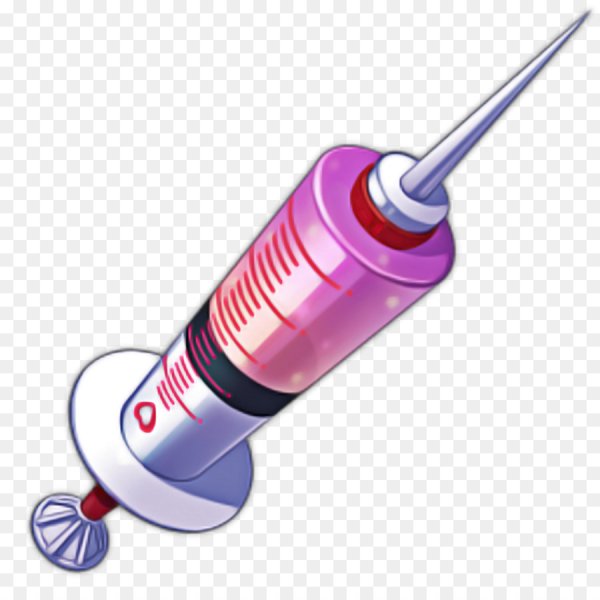 Шприц без фона