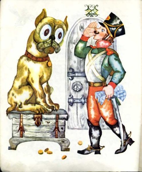 Иллюстрация к сказке огниво Андерсена