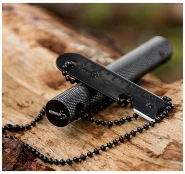 Bk09bo778 Fire Starter - огниво, компас, линейка