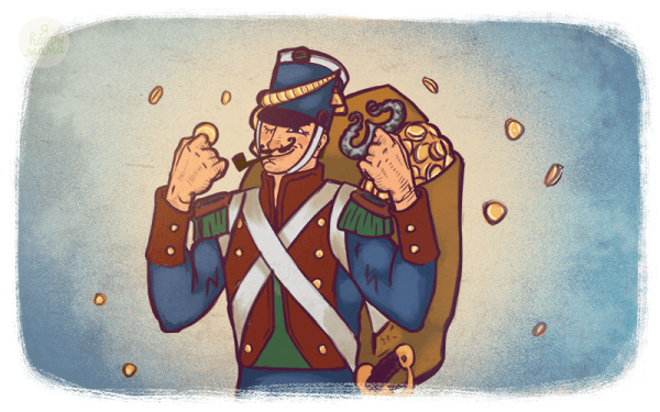 Рисунок к сказке огниво 2 класс