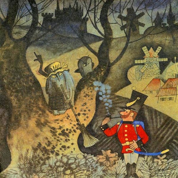 Огниво Андерсен собаки