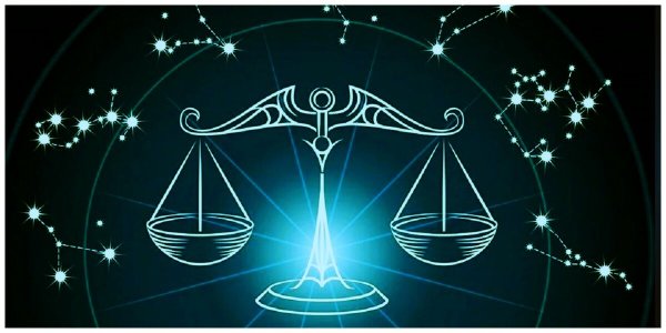 Красивый знак зодиака весы