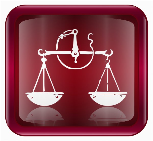 Весы значок