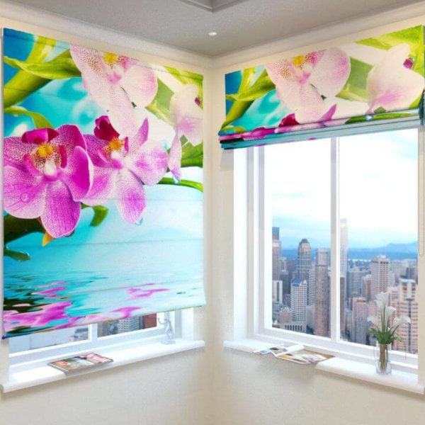 Рулонные шторы с фотопечатью