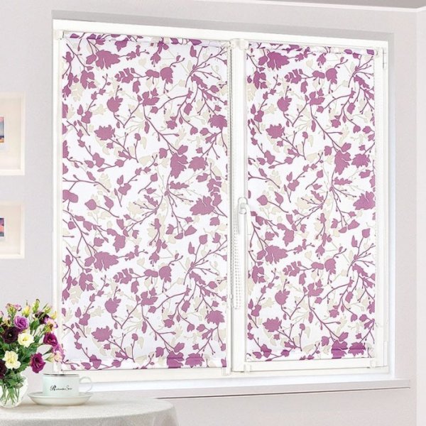 Штора рулонная СРШ-01м-276 47(43)*170см роза белая