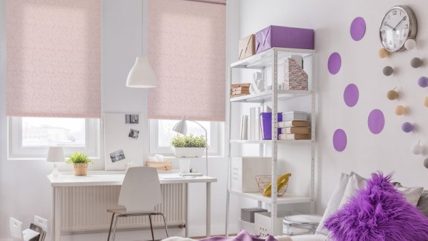 Рулонная штора DECOFEST пыльная роза