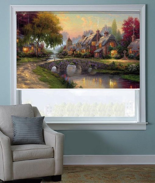 Рулонные шторы с фотопечатью