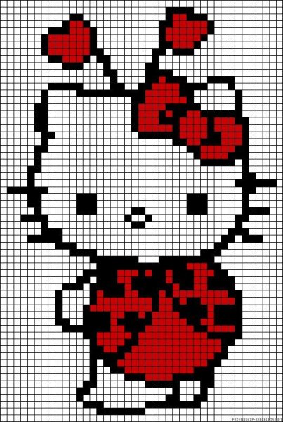 Рисование по клеткам сложные