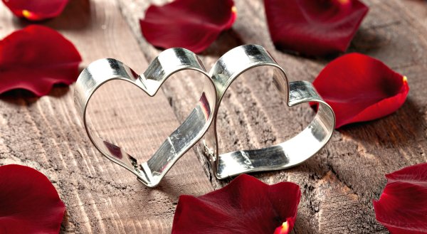 Романтические сердечки