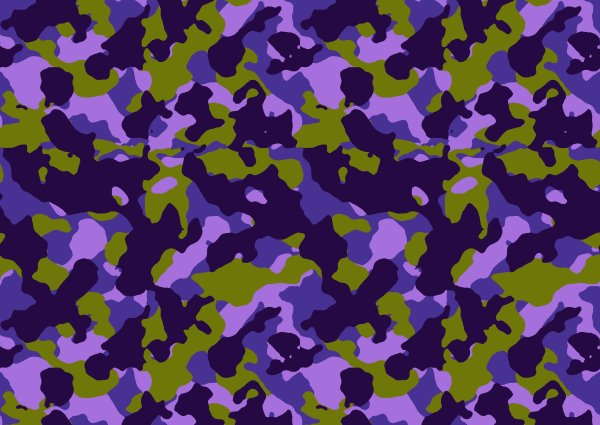 Камуфляж Woodland вектор 1981