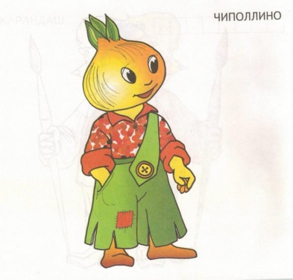 Герои сказки приключения Чиполлино иллюстрации