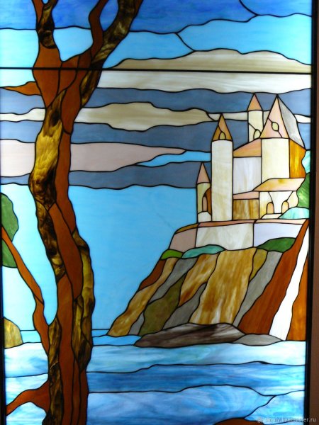 Витраж замок