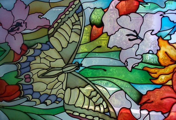 Витражи на стекле