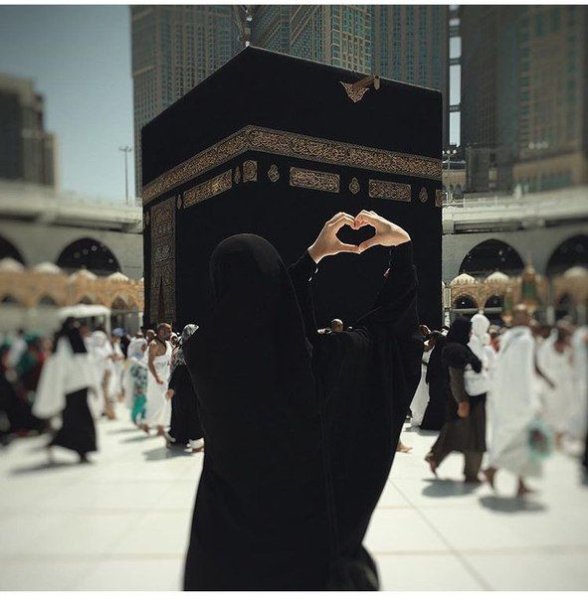 Мусульманка и зима