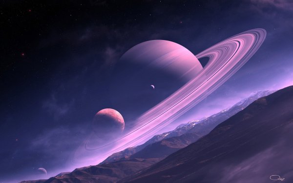 Космос Планета Сатурн