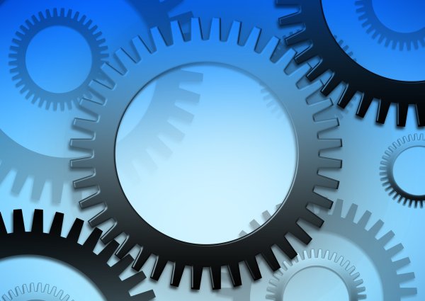 Шестеренки фон