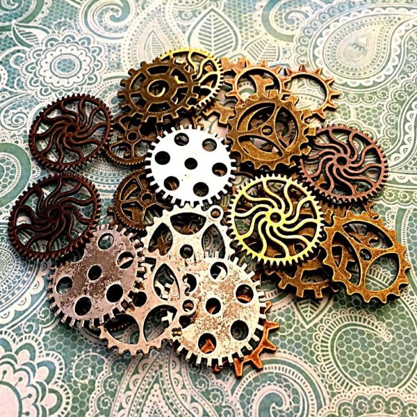 Композиция из шестеренок