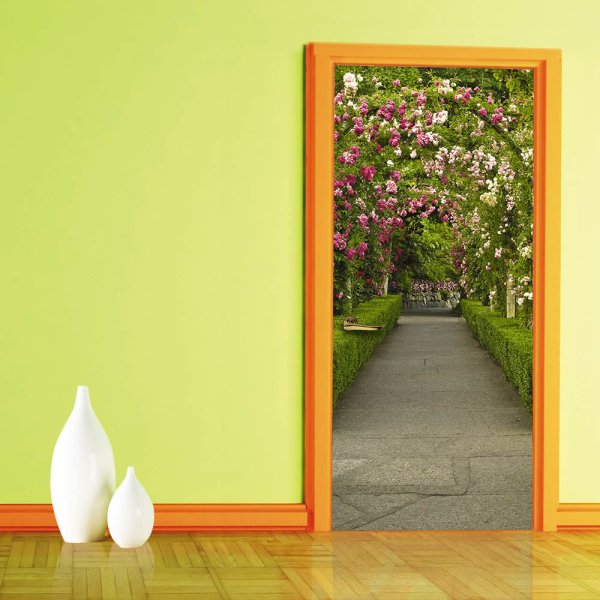 Узкие фотообои на стену