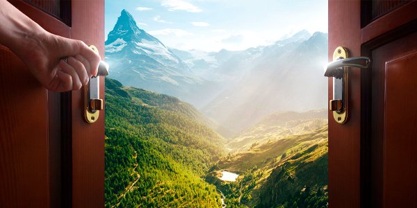 Дверь в горах