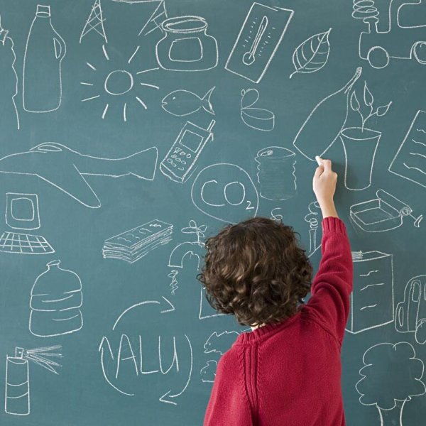 Мелом на доске