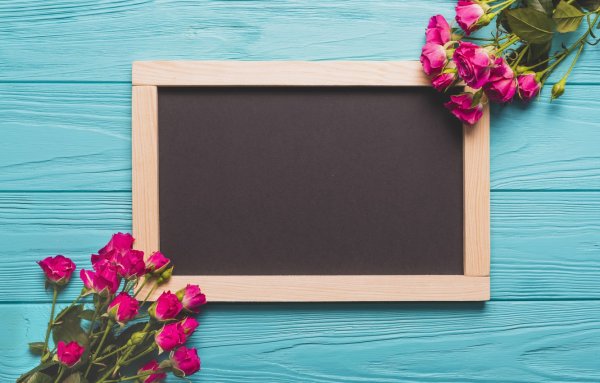 Доска с цветами