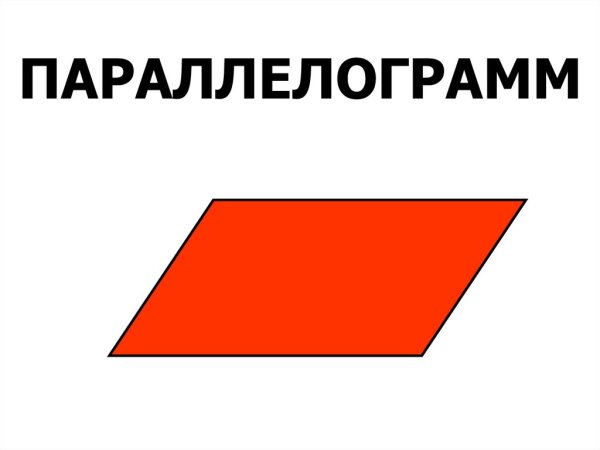 Параллелограмм это четырехугольник