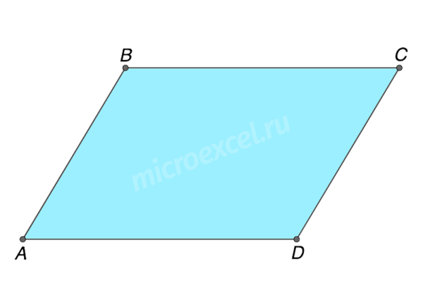 Параллелограмм рисунок без фона