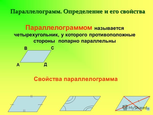 Прямоугольник с острыми углами