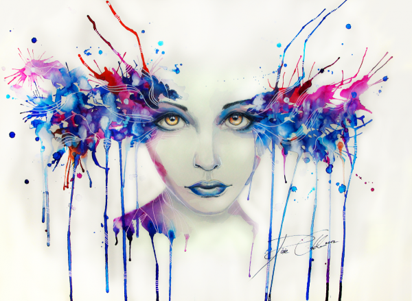 Креативная девушка