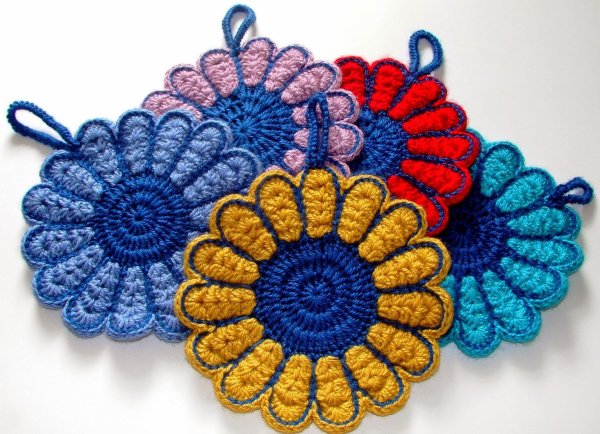 Вязаные Прихватки для кухни