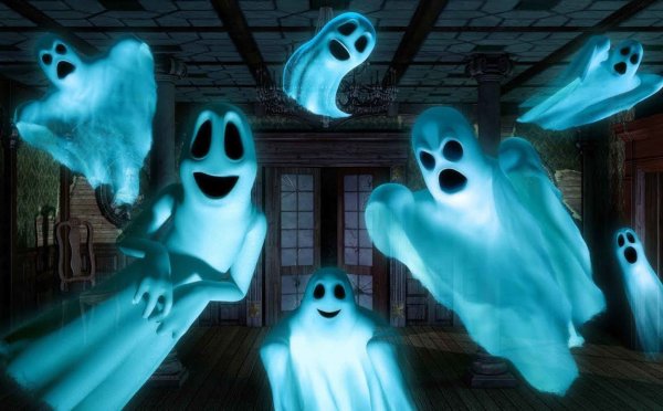 Картинки призраков мультяшные