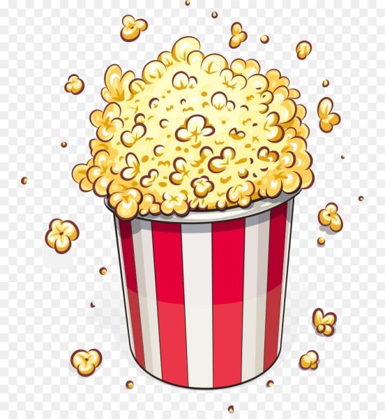 Стикер попкорн