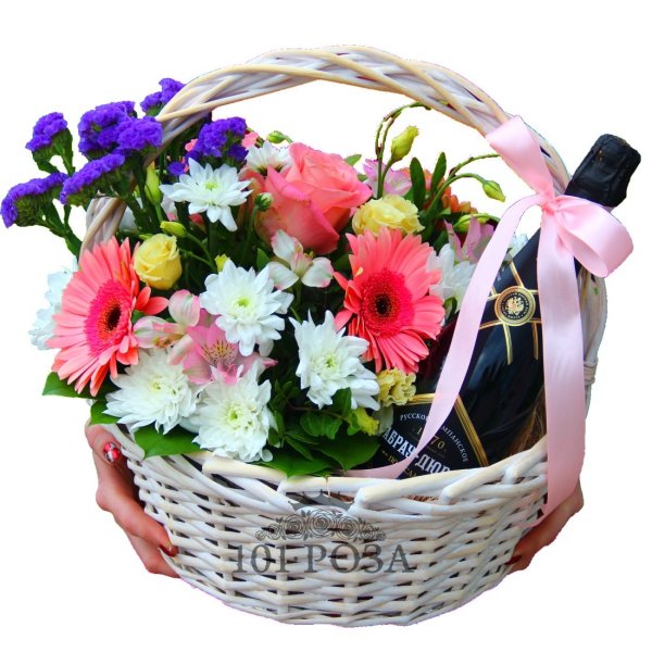 Красивые корзинки с цветами