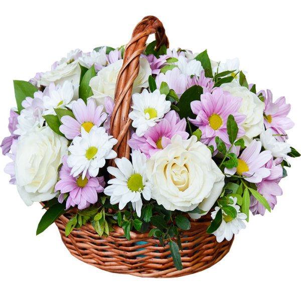 Красивая корзина цветов
